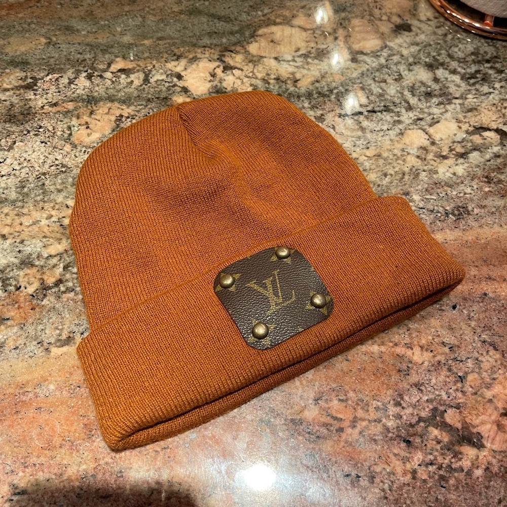 Vintage BOHO Rust Toboggan Beanie
